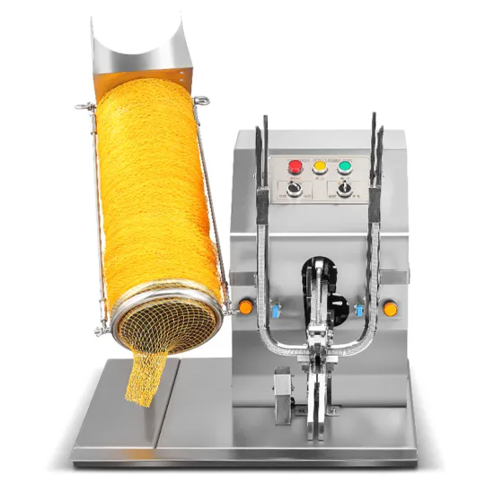 Automated Food Packaging Machines: U-Type Sausage Clipper, Fruit Mesh Net Bag Packing, Vegetable Tying, and Orange Net Bag Clipping Solutions