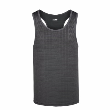 Sports Workout Fitness Ribbed Gym Tank Top Men