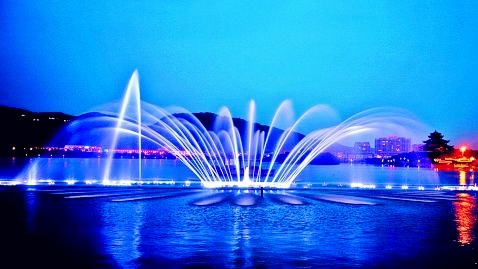 musical water fountain