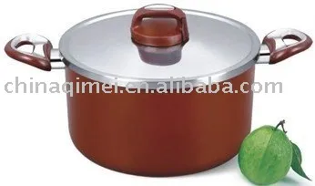 Aluminium Sauce pot with s/s/ lid