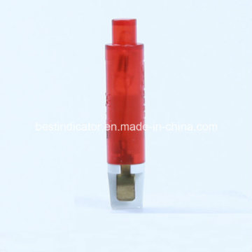 8mm Install Hole Neon Indicator Light Green Red LED Pilot Lamp Without Wire