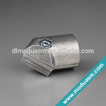 anodized aluminum lean pipe for warehouse shelving, pipe storage rack