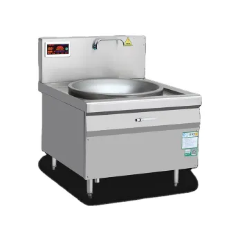 High-Power Hotel Induction Cooker: A Commercial Magic Stove with Silver Ceramic and Galvanized Iron Finish - Customizable OEM Options Available
