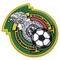Emblema della toppa ricamata con stemma di calcio