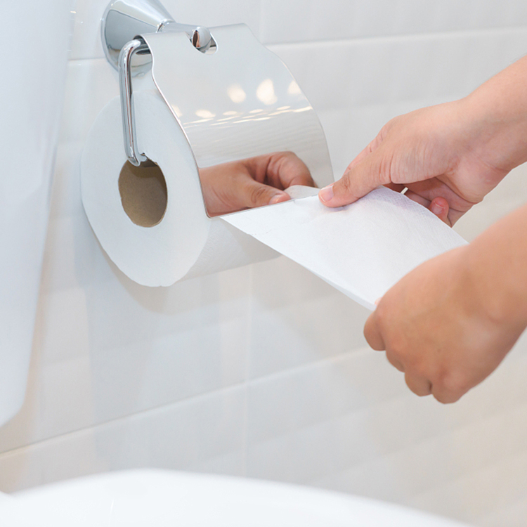 Rouleau de papier toilette respectueux de l&#39;environnement et confortable standard