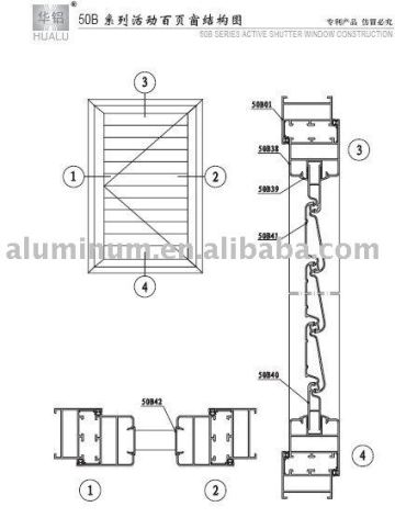 aluminum shutter windows