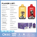 OKSO Digital Box 12000 Puff Vape Sekali Pakai