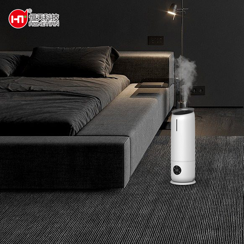 HONETIAN electrolytic sterilization remote control 8.0L capacity auto mode indoor plastics tower humidifiers forlarge room