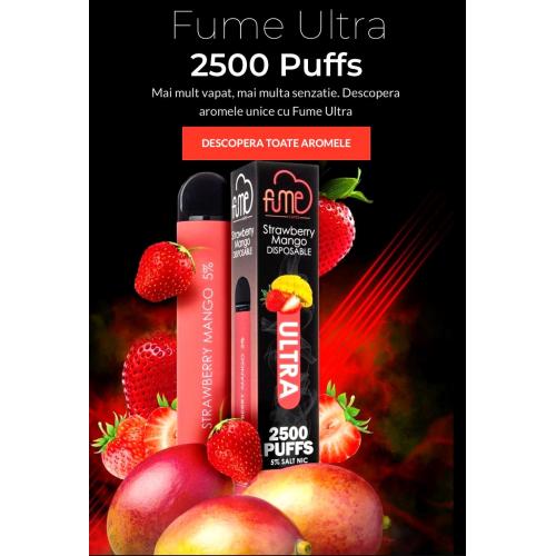 Подлинная Fume Ultra 2500 Puffs ODM Хорошее качество