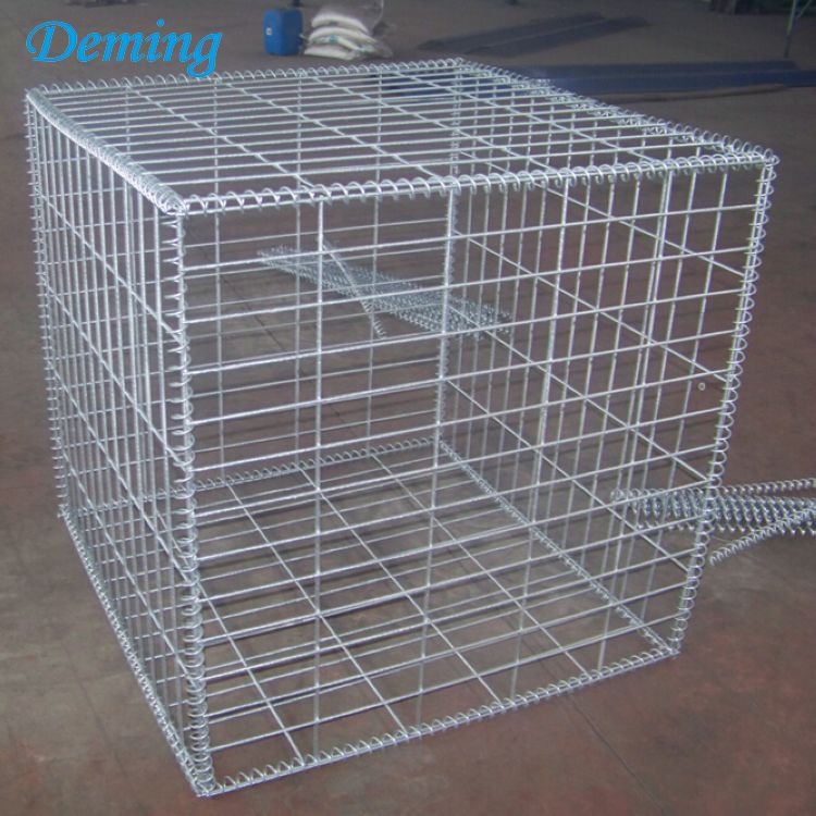 Galvanized Steel Wire Stone Cage Welded Gabion Cages