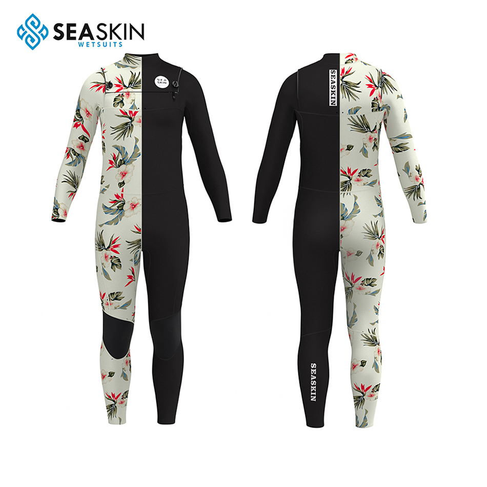 Seaskin Surfing Diving Neoprene Custom Pattern Wetsuit