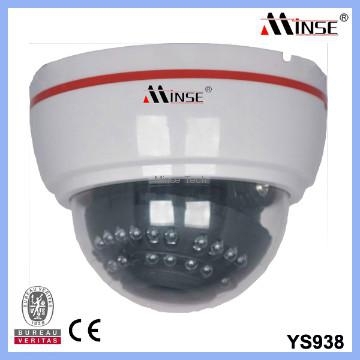 IR Color CCD Surveillance Indoor Dome Camera with 22pcs IR Leds