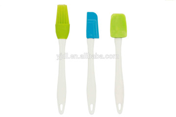 good quality Silicone Spatula and 2pc Silicone pastry brush with PS Handle