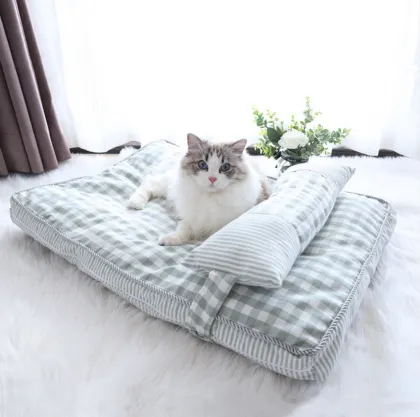 Pet bed removable cover for cat