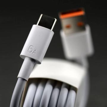 Partihandel 6A USB supersnabb laddningskablar för Huawei Mate 40 och Samsung