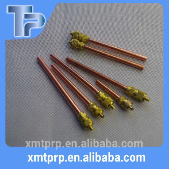 1/4" copper refrigerator charging valve