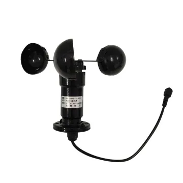 Professional Weather Station: Wind Speed Sensor with RS485, Pulse, and Analog Output - Three-Cup Technology for Accurate Transmissions