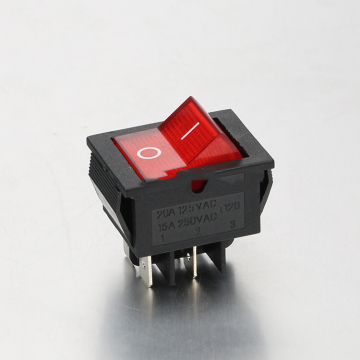 4 Pin Double Pole Double Throw (DPST) Boat Rocker Switch