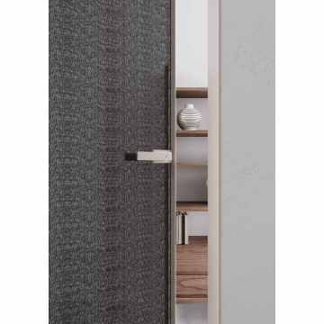 Divisória de porta giratória de vidro interior com moldura mínima | SALOLÉIA