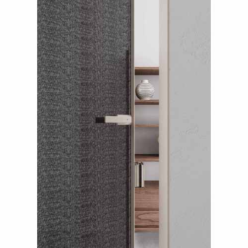 Divisória de porta giratória de vidro interior com moldura mínima | SALOLÉIA