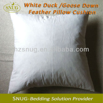 Duck feather Pillow Goose feather cushion as per US or EN 12934 standard
