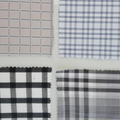 CHECK SHIRT FABRIC High thread count high density Cotton shirt fabric Manufactory