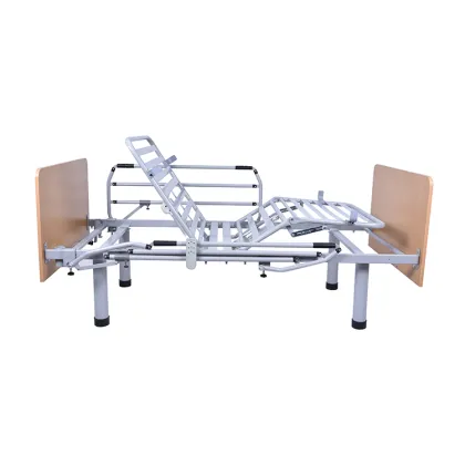 elderly foldable home care metal rotating electric bed