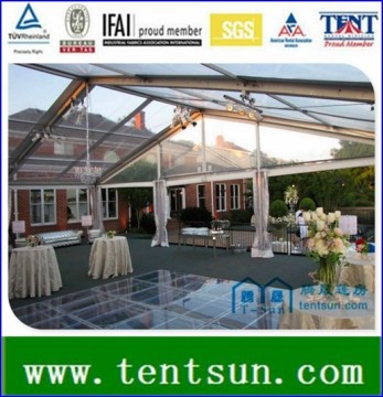 outdoor luxury big clear tent wedding, clear roof wedding tent hot sale                        
                                                Quality Choice