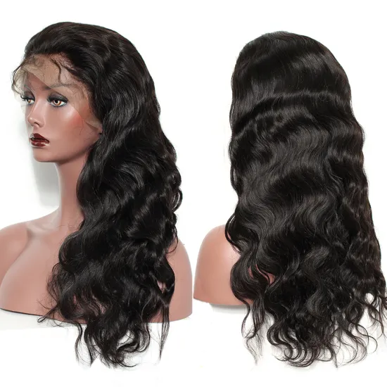 Blonde  human hair wig braided wigs for black women virgin hair bundles