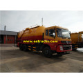 Camiones de limpieza de succión de residuos de 10 ruedas Dongfeng