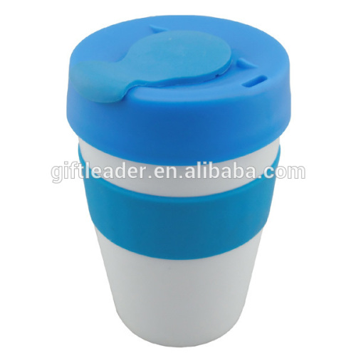 BPA Free 450ML Travel Plastic Water Mug with Silicon Band