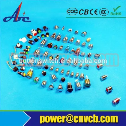 RED double break fast plastic push button switch electric pushbutton switch Momentary push button switch
