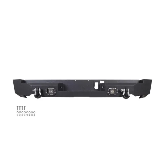 Offroad Rear Bumper with Tow Bar and LED Light for Dodge Ram 1500 2019-2020