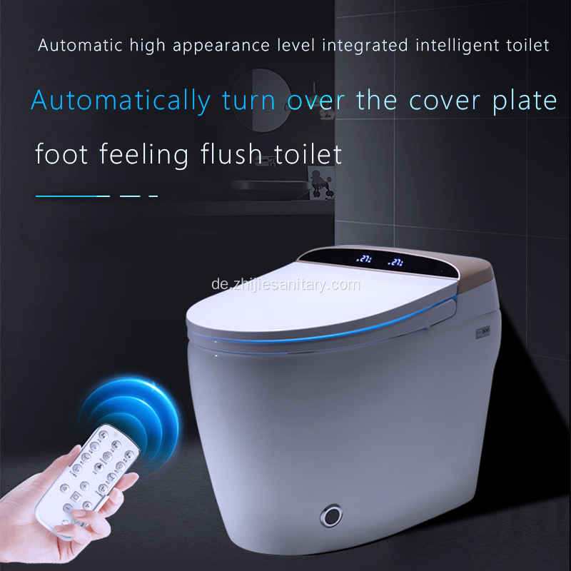 modern Ausgestattet mit intelligenter Toilette