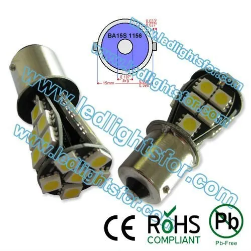 High quality canbus led p21w, BA15S canbus, 1156 5050 Auto LED Turning Light
