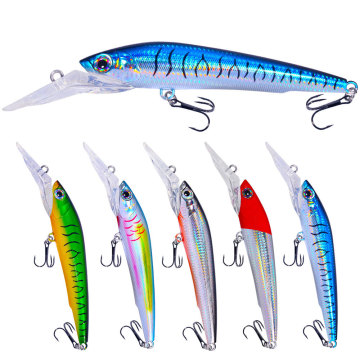 釣りをするための41g 100gのゆっくり沈むミノールアー