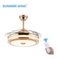 Smart home blue tooth speaker invisible ceiling fan