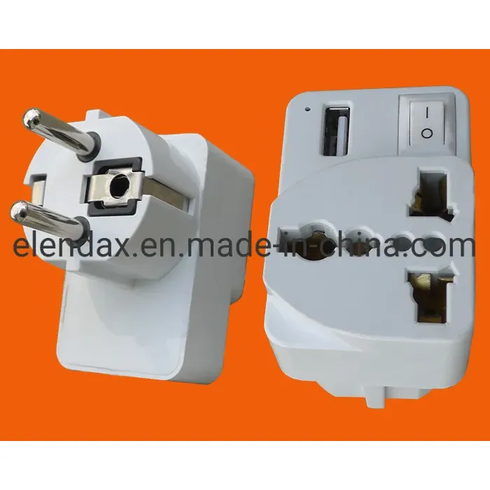 Steker Konversi Universal untuk Eropa (Schuko Plug)