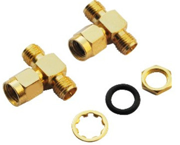 Factory Price SMA Connector Male to Double Female Adapter Connector