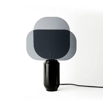 Nordic Modern Minimalist Iron Metal Black Table Lamp