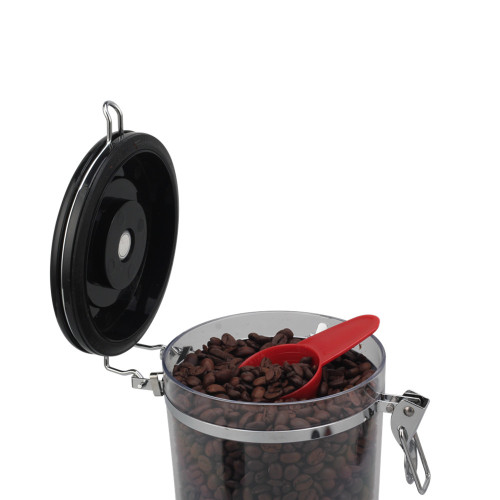 Plastic material coffee scoop for canister