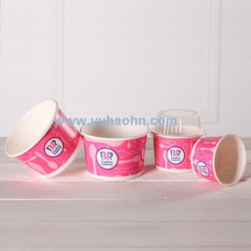 3.5oz Coppa gelato con coperchio trasparente