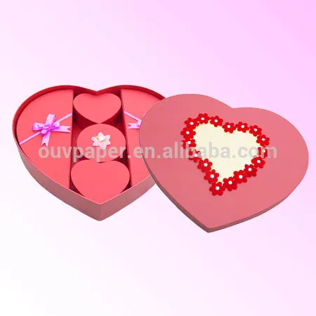 heart-shaped chocolate box