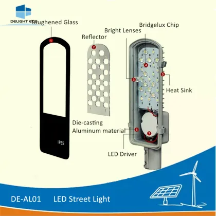 DELIGHT DE-AL01 60W Solar Public LED Street Lighting