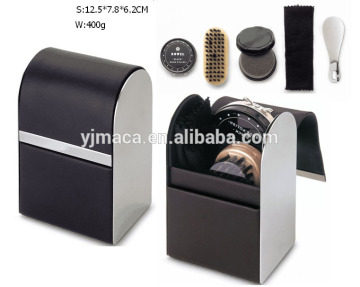Popular beautiful 5pcs shoe care shoe polish container set