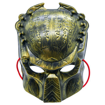 Máscara Predator Prata com Fita Vermelha