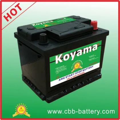 Excellent 12V Sealed AGM Start Stop Auto Car Battery DIN55ah