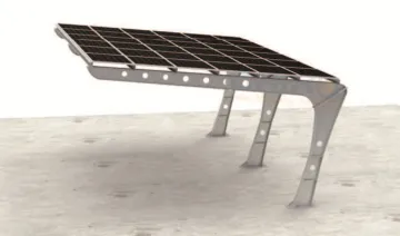 Carbon Steel Single Column Carport