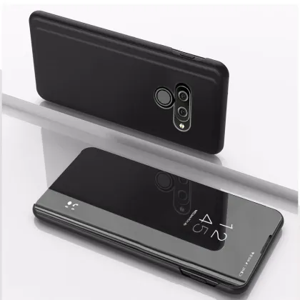 Clear View Mirror Case for LG V50 Smart Flip Cover for LG Q60/K50