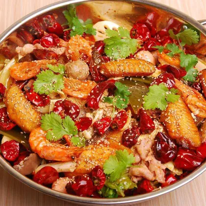 Traditional Chinese spicy and spicy cooking seasoning